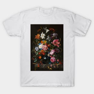 Vase of Flowers by Jan Davidsz de Heem T-Shirt